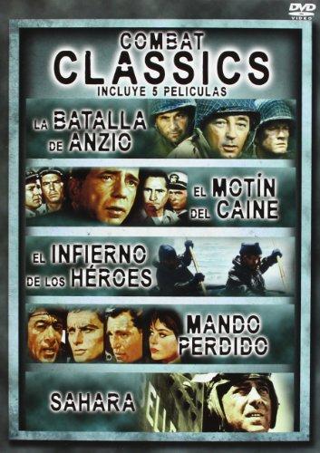 Foto Pack combat II: (La batalla de anzio, El motin del caine, Mando perdido, Sahara 1943, El infierno de los heroes) [DVD]